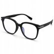 Okulary Zerówki Damskie Męskie Czarne Oprawki Eleganckie FILTREM BLUE LIGHT (4)