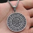 Viking Naszyjnik Kompas Vegvisir Runes Nordic (2)