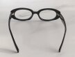 Czarne okulary zerówki w stylu retro, gruba oprawka, owalny kształt, unisex (7)
