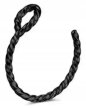 Fake septum U Kolczyk do Nosa TWIST Hoop Stal Ring Punk
