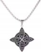 Srebrny Naszyjnik Vintage Amulet Celtycki Łańcuszek STAL Punk Gothic (2)