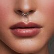 Tytanowy Kolczyk Clicker PIERCING Kółko z Łańcuszkiem HELIX Lobe 1,2/8-10 (3)