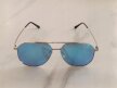 Okulary Przeciwsłoneczne Aviator Premium Srebrne geometryczne, metalowe (5)