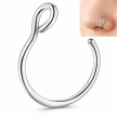 Fake septum U Kolczyk do Nosa Stal Ring Punk
