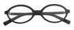 Eleganckie okulary zerówki – czarno-złote, styl retro vintage, unisex (2)