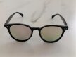 Czarne Okulary Przeciwsłoneczne Unisex Lustrzane Różowo Złote (5)