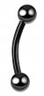 Banan Kolczyk do Ucha, Brwi z Kuleczkami SS316L 1,2/6-10/3+3 mm