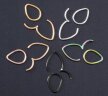 Kolczyk do Nosa Ucha Kółeczko Clicker Twist SS316L (2)