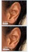 Złoty Tytanowy Kolczyk Clicker PIERCING Podwójne kółko HELIX Lobe 1,2/8-10 (2)
