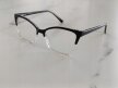 DAMSKIE CZARNE OKULARY ZERÓWKI PŁASKIE OPRRAWKI RETRO (7)