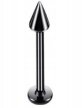 Labret ze stożkiem Kolczyk do Wargi, Ucha, Brody 1,2/6-10/3 mm STAL