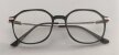 Stylowe okulary zerówki damskie czarno-złote elegancki design, lekka oprawa (4)