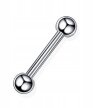 Sztanga Klasyczna z Kuleczkami Kolczyk do Ucha, Nosa, Brwi 1,2/6-10/3+3 mm