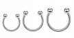 Podkówka Kolczyk do Nosa, Ucha, Wargi z Kuleczkami SS316L 1,2/6-10/3+3 mm (2)