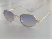 Okulary Przeciwsłoneczne Złote Retro Vintage UV400 Unisex (6)