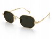 Okulary Przeciwsłoneczne Złote Retro Vintage UV400 Unisex (3)