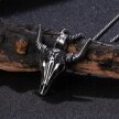 Viking Naszyjnik Pentagram Czaszka Kozy Nordic (3)