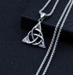 Męski Naszyjnik Irlandzki Węzeł Amulet Trinity (3)