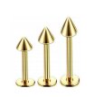 Labret ze stożkiem Kolczyk do Wargi, Ucha, Brody 1,2/6-10/3 mm STAL (2)