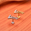 Tytanowy Kolczyk Labret PIERCING LOVE Cyrkonie HELIX Lobe (2)