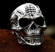Sygnet Pierścień Czaszka motor Punk Gothic prezent (3)