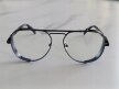 Okulary Zerówki Damskie Męskie Pilotki Aviator Czarne Metalowe Oprawki (5)