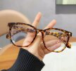 OKULARY ZERÓWKI DUŻE OPRAWKI MODNY WZÓR RETRO Z FILTREM BLUE LIGHT (8)