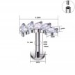 Tytanowy Kolczyk Labret PIERCING z Cyrkoniami HELIX Lobe (3)