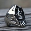 Sygnet Pierścień Czaszka Ponury Żniwiarz Gothic (4)