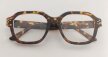 Modne okulary zerówki oprawki damskie tortoise havana, kwadratowe (3)