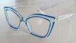 Eleganckie Okulary Zerówki Antiblue Transparentne designerskie typu Cat Eye (6)