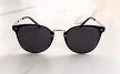 Eleganckie Okulary Przeciwsłoneczne Czarne Złote Unisex UV400 (6)