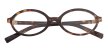 Stylowe okulary zerówki w brązowych oprawkach tortoiseshell okrągłe, unisex (2)