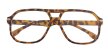 Okulary Zerówki w Panterke retro aviator unisex modne duże oprawki vintage (2)