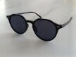 Okulary przeciwsłoneczne damskie męskie czarne okrągłe UV400 retro modne (6)