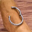 Tytanowy Kolczyk Clicker PIERCING kółko Cyrkonie Septum HELIX Lobe 1,2/8-10 MM (2)