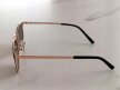 Eleganckie Okulary Przeciwsłoneczne Czarne Złote Unisex UV400 (9)