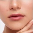 Złoty Tytanowy Kolczyk Clicker PIERCING z Cyrkoniami HELIX Lobe 1,2/8-10 (4)