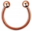 Podkówka Kolczyk do Nosa, Ucha, Wargi z Kuleczkami SS316L 1,2/6-10/3+3 mm