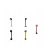 Labret z kuleczką Kolczyk do Wargi, Ucha, Brody 1,2/6-10/3 mm STAL (3)