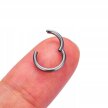 Tytanowy Kolczyk Clicker PIERCING SREBRNY kółko HELIX Lobe  1,0-1,6/6-14 mm (4)