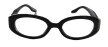 Czarne okulary zerówki w stylu retro, gruba oprawka, owalny kształt, unisex (2)