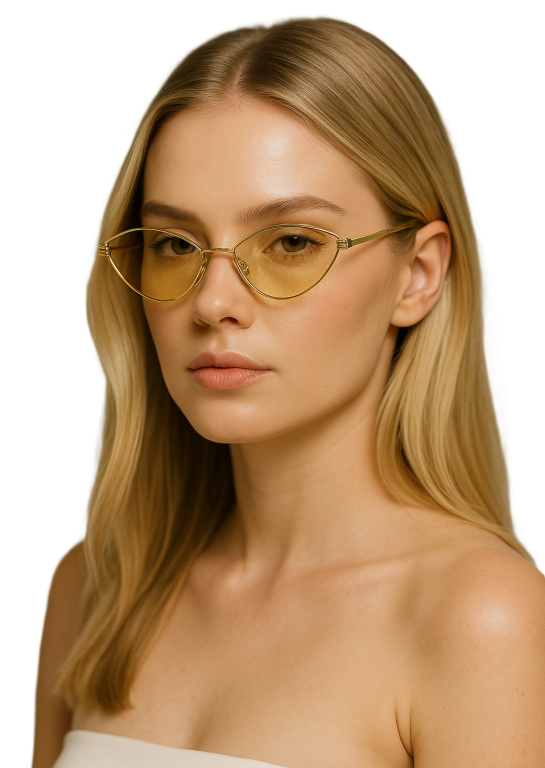 STYLOWE OKULARY PRZECIWSŁONECZNE DAMSKIE KOCIE RETRO UV400 POLARYZACJA (1)