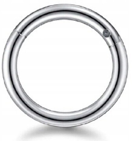 Kolczyk do Nosa, Ucha, Wargi Kółeczko Clicker SS316L 1,0-1,2/6-12 mm (1)
