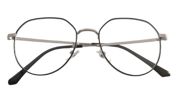CZARNE OKULARY ZERÓWKI KUJONKI Z FILTREM BLUE LIGHT PILOTKI AVIATORY (2)