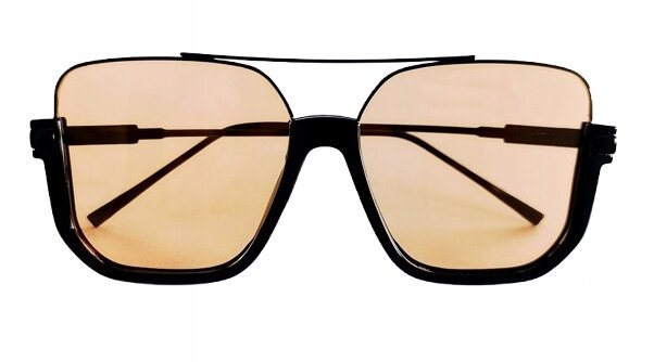 STYLOWE KWADRATOWE OKULARY PRZECIWSŁONECZNE DAMSKIE UV400 POLARYZACJA (3)