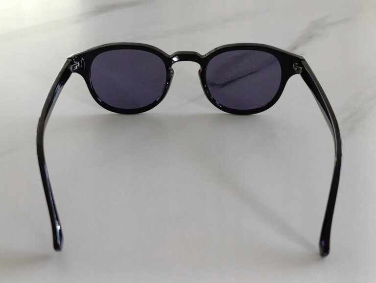 Okulary Przeciwsłoneczne Czarne Unisex Damskie Męskie Retro UV400 (9)