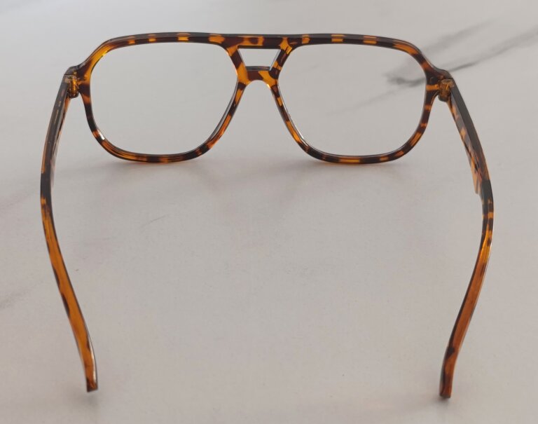 Okulary Zerówki w Panterke retro aviator unisex modne duże oprawki vintage (7)