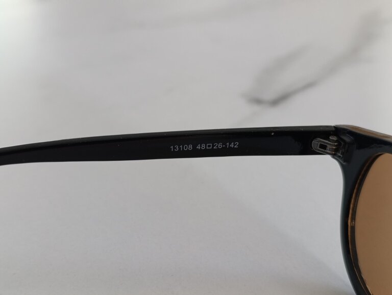Okulary Przeciwsłoneczne Damskie Męskie Czarne UV400 Brązowe Szkła Retro (11)