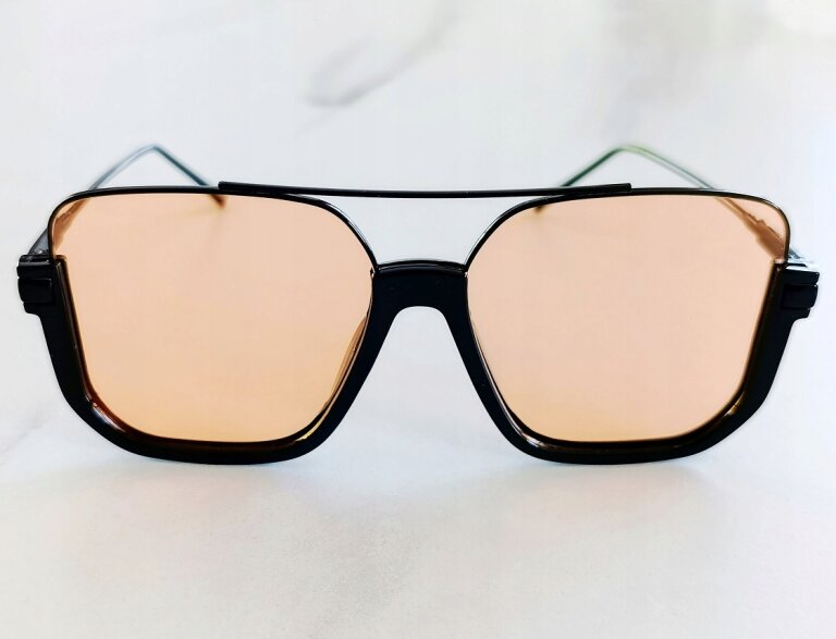 STYLOWE KWADRATOWE OKULARY PRZECIWSŁONECZNE DAMSKIE UV400 POLARYZACJA (6)